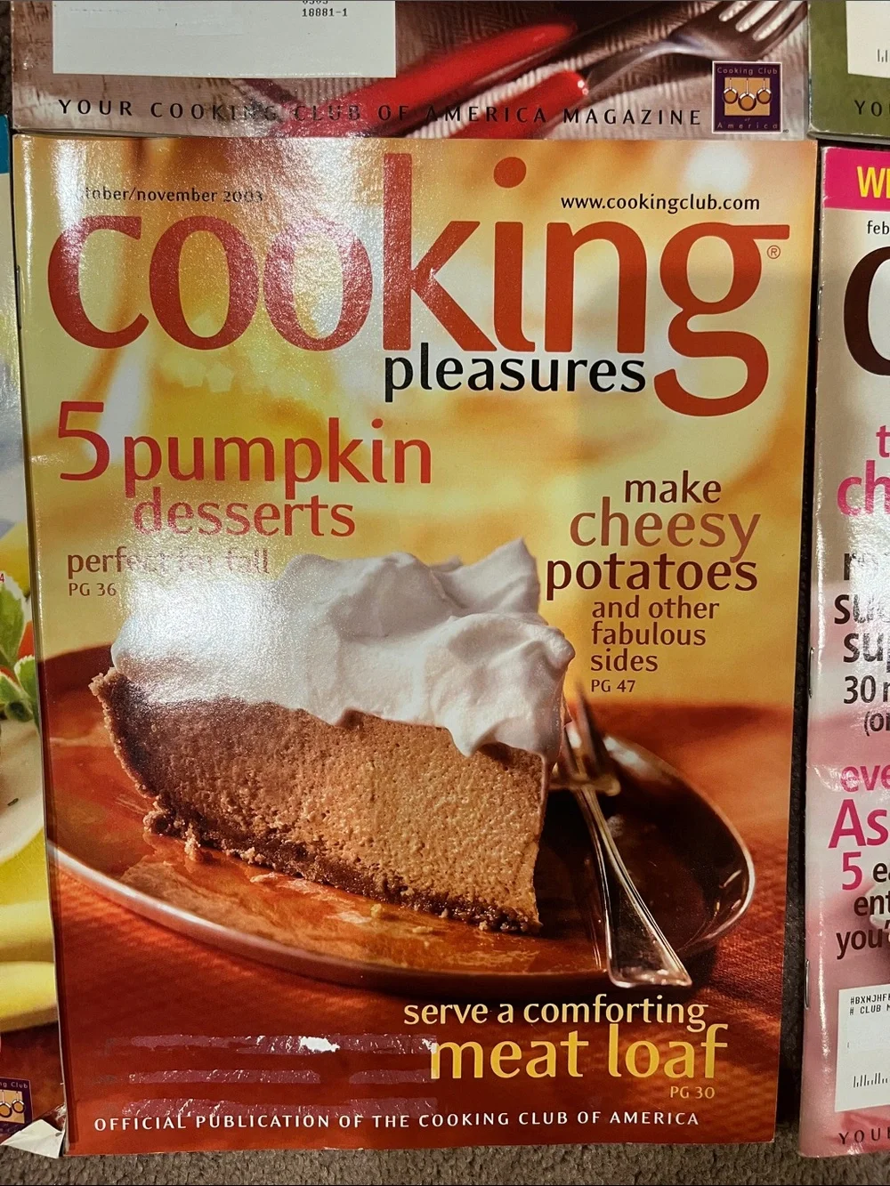 Cooking Pleasures Magazine Bundle - Assorted Red & White Covers